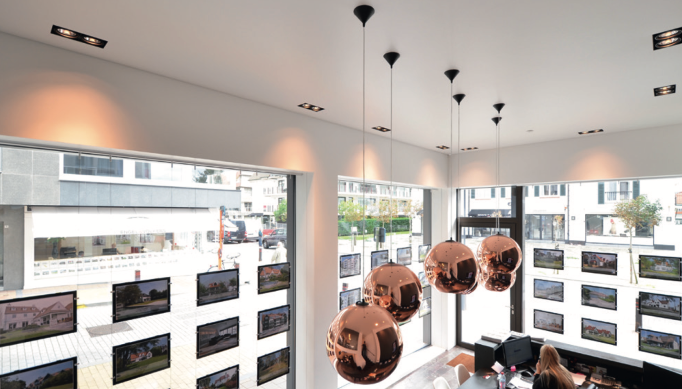 Plafond tendu climatisé