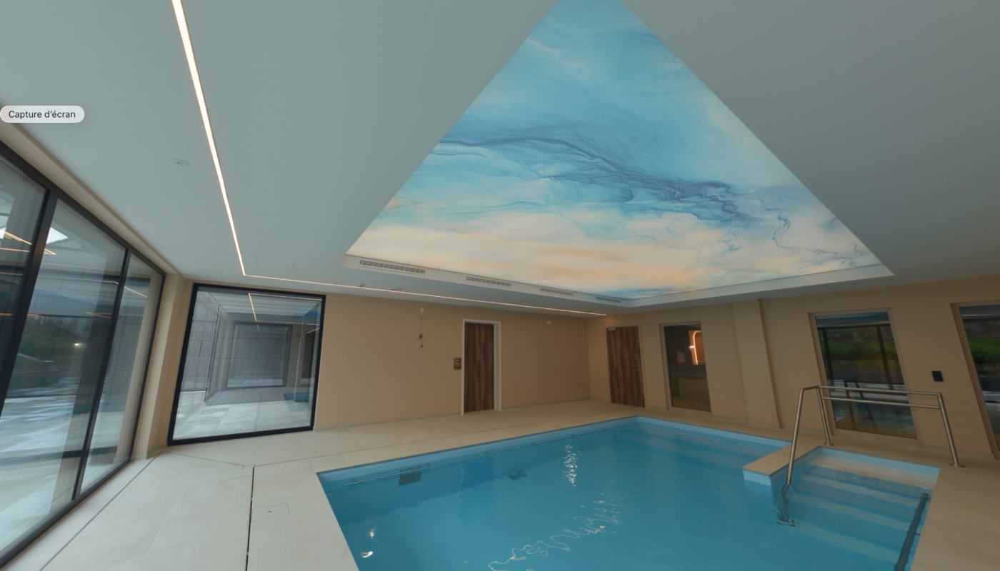 Plafond tendu rétroéclairé - Luxembourg