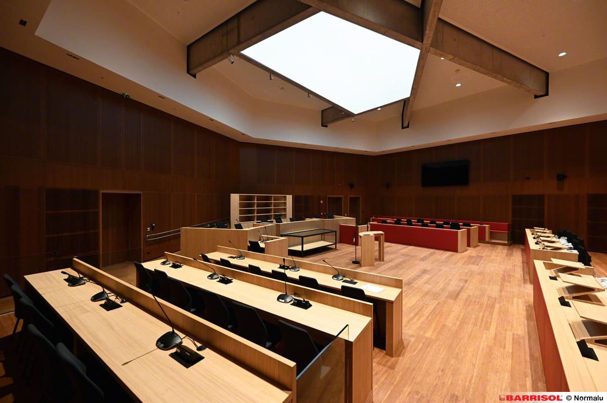Cadre lumineux - Palais de Justice à Namur