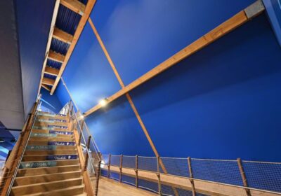 Pose d’un plafond tendu sur Aqualibi