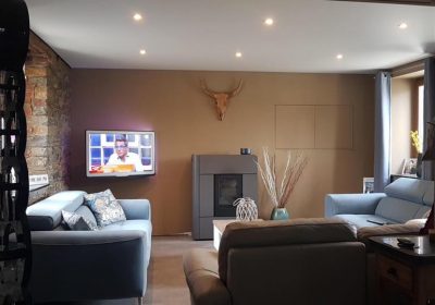 Installation plafond tendu Barrisol