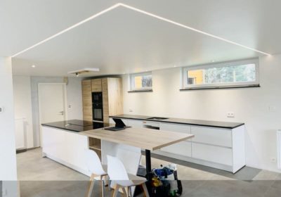 Rénovation - Plafond tendu mat et lumineux