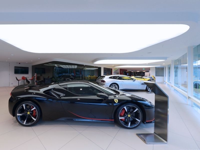 Plafond tendu lumineux Barrisol - Ferrari