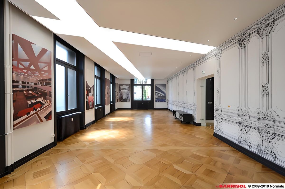 Plafond tendu lumineux - Chemins lumineux