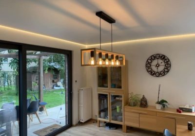 Plafond tendu pour votre salon - Home Passion au Luxembourg