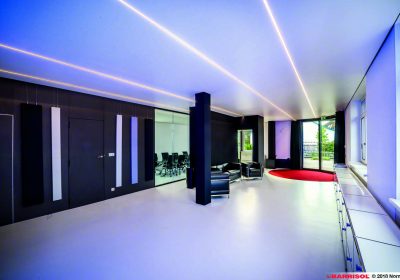 Plafond tendu lumineux LED - Réalisation Barrisol